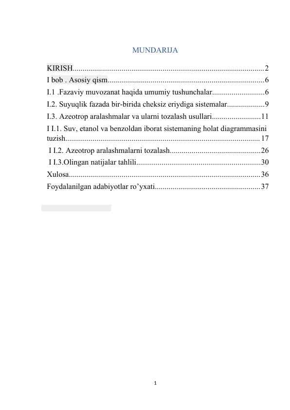 Azeotrop eritmalarda ajratish