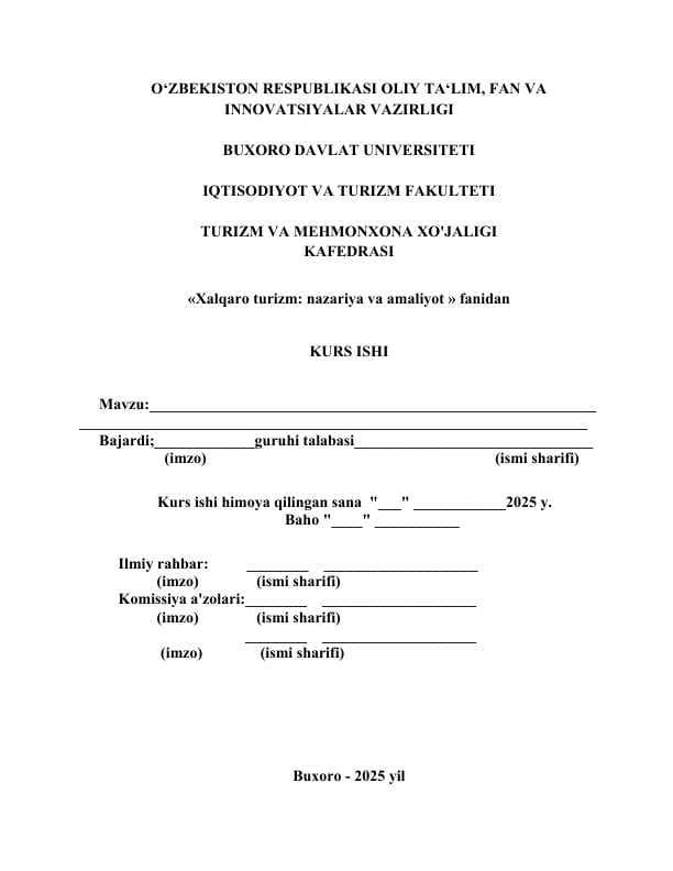 MAVZU: XALQARO VALYUTA TIZIMINING SHAKILLANISHI      kurs ishi