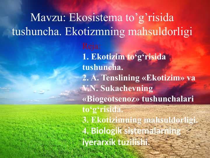 Ekotizim