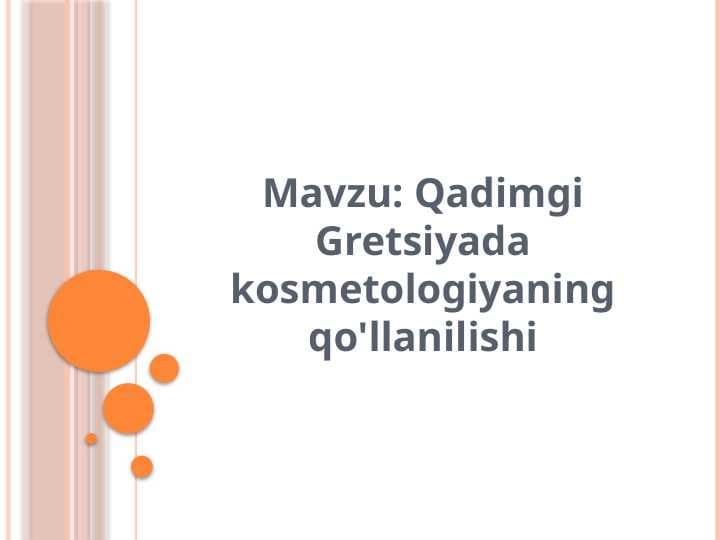 Qadimdan xalqimiz shifobaxsh giyohlardan davolanish maqsadida foydalanib kelishgan. Hozirgi davrda ham dorixonalarda dorilarni tayyorlashda turli dorivor o'simliklardan foydalaniladi. Dorivor o'simliklar ko'p-roq ariq bo'ylarida, dala va bog'larda, tog' etaklarida, qir-adirlarda o'sadi. Quyida ulardan ayrimlari bilan tanishib  chiqamiz.