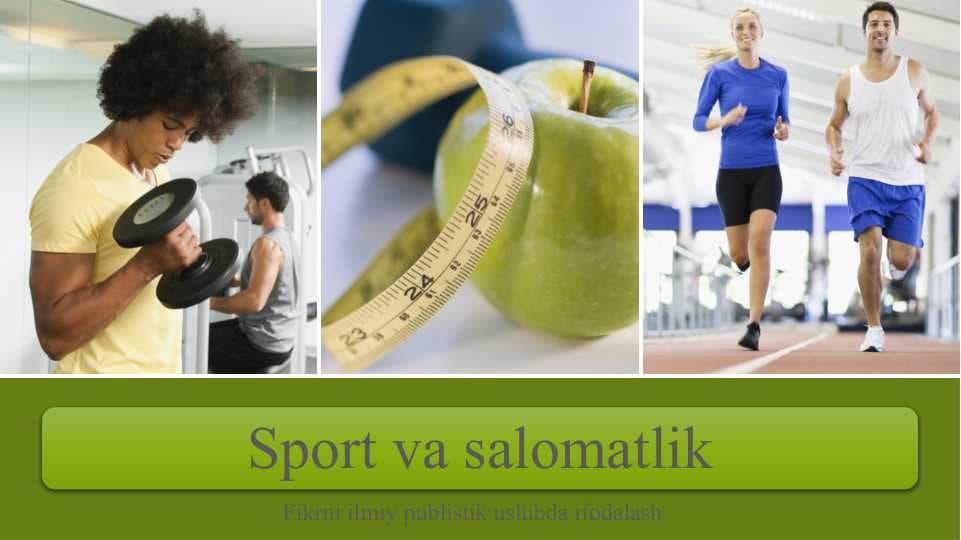Salomatlik va sport
