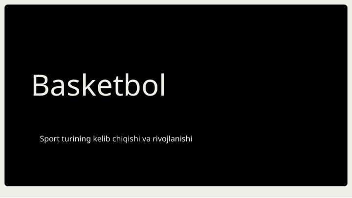 Basketbol