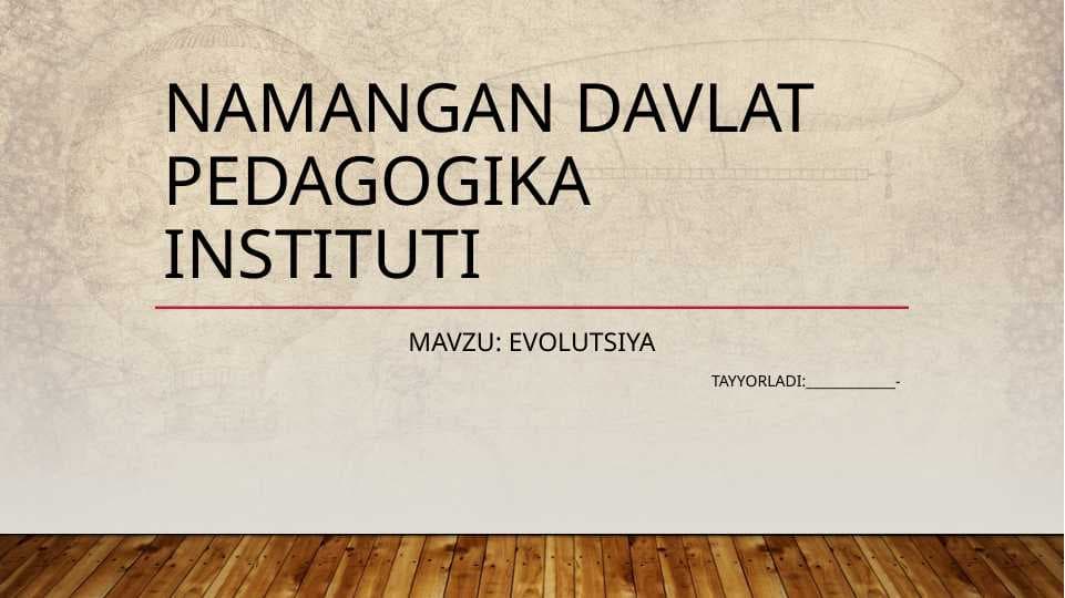 Evolutsiya