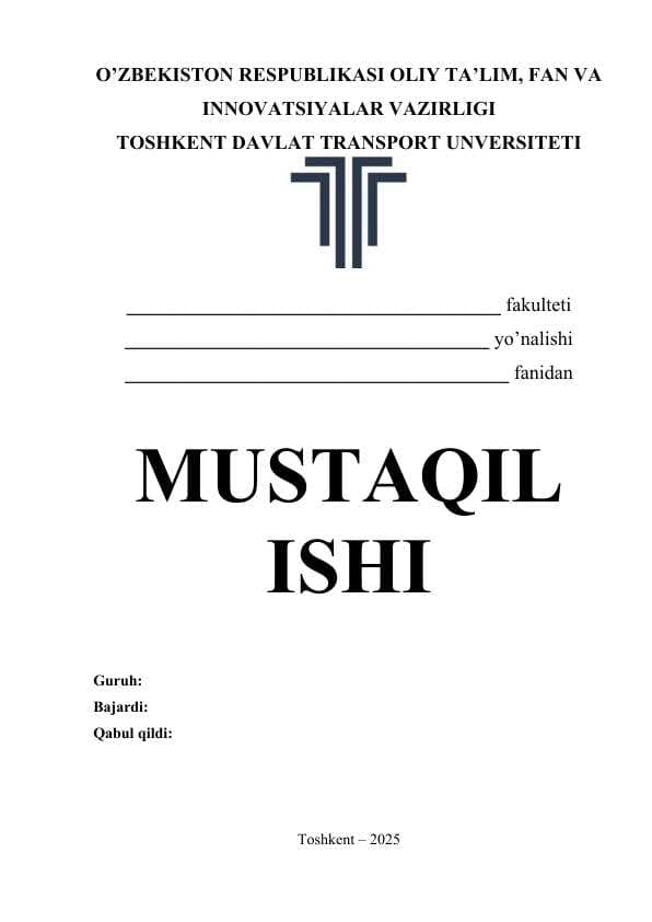 Oʻzbekiston Respublikasi va xorijiy davlatlarda yoʻlovchi tashishning rivojlanish tarixi