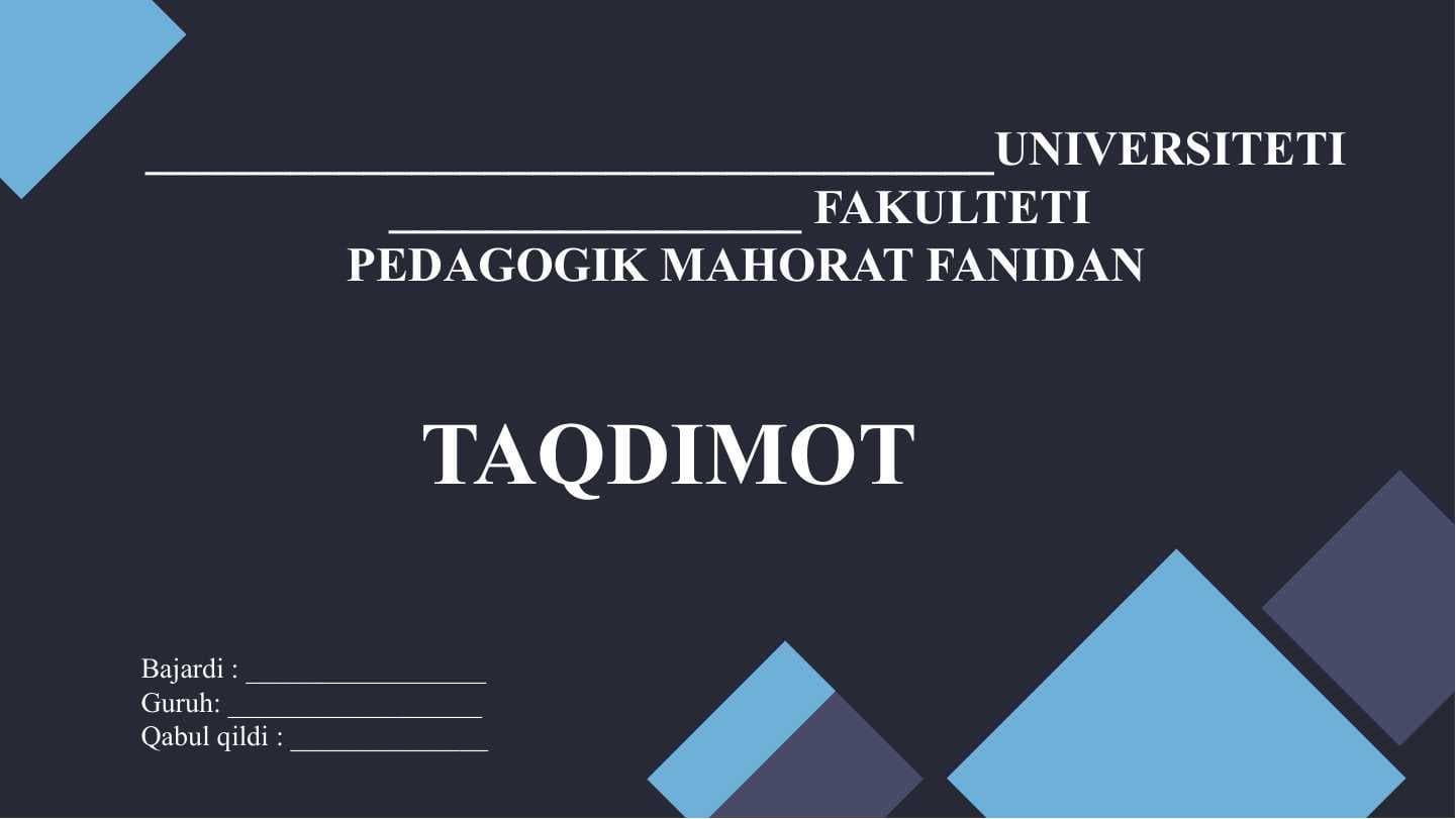 Nutq Texnikasi va Madaniyati