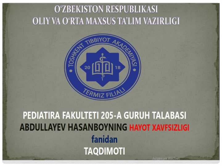 Maxsus himoya vositalari
