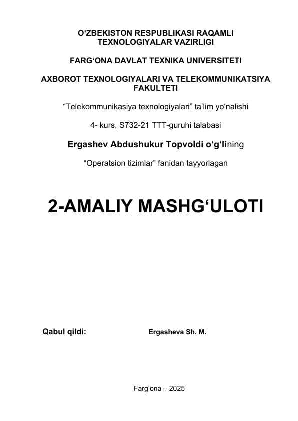 "Task Scheduler" (Vazifalar rejasi)da ishlash