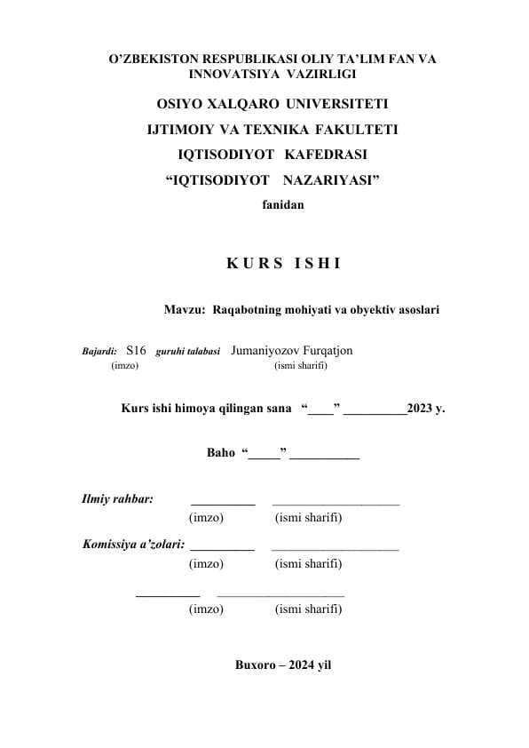 RAQABOTNING MOHIYATI VA OBYEKTIV ASOSLARI.docx