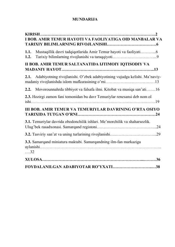 AMIR TEMUR HAYOTI VA FAOLIYATIGA OID MANBALAR VA TARIXIY BILIMLARNING RIVOJLANISHI.docx