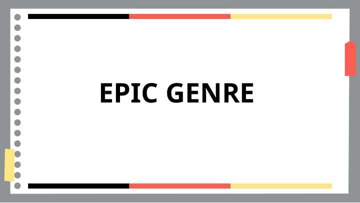 EPIC GENRE