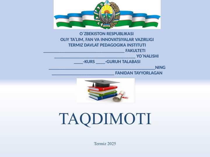 Maktabgacha ta’lim yoshidagi bolalar shaxsini barkamol qilib tarbiyalashda milliy urf odatlardan foydalanish