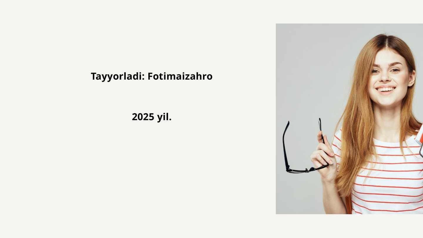 Professor-o’qituvchilarning zamonaviy modeli va kvalimetrik  diagnostikasi.
