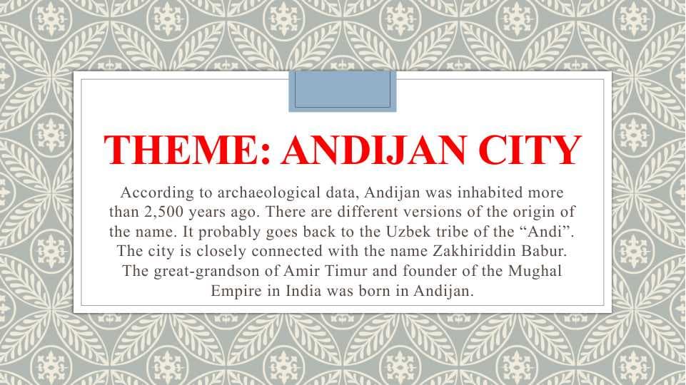 Andijan city