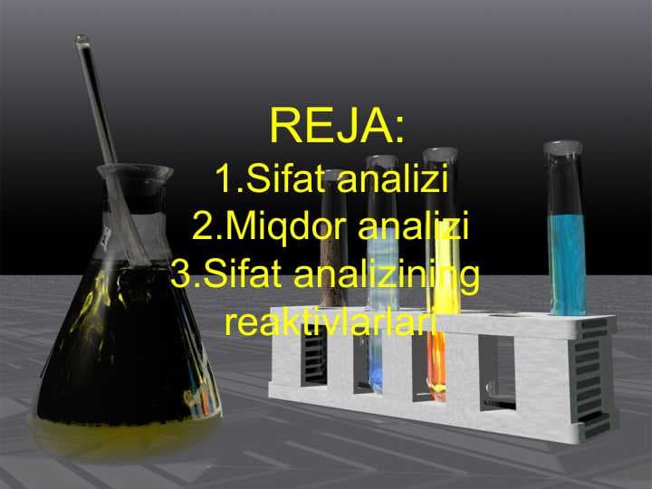 Sifat analizi