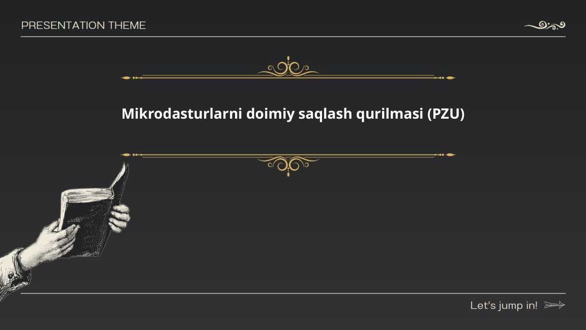 Mikrodasturlarni doimiy saqlash qurilmasi (PZU)
