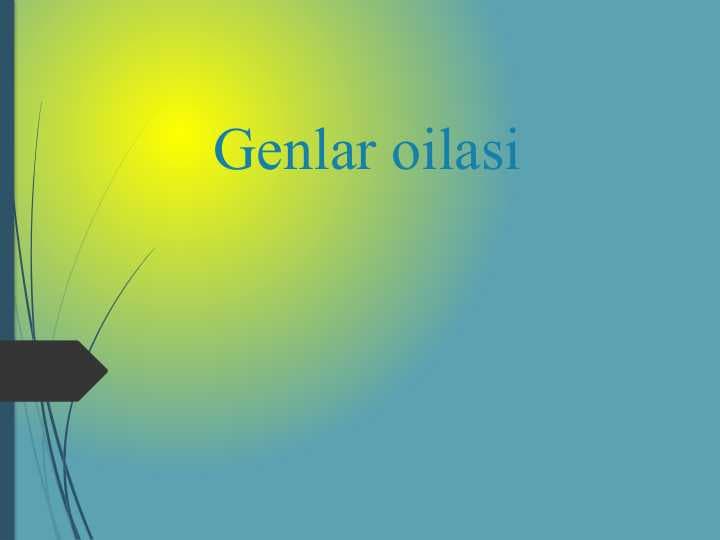 Genlar oilasi