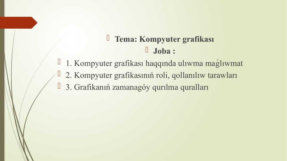 kompyuter grafikası