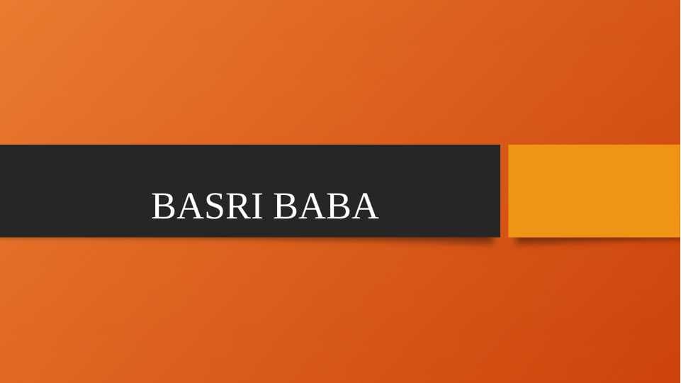 BASRI BABA