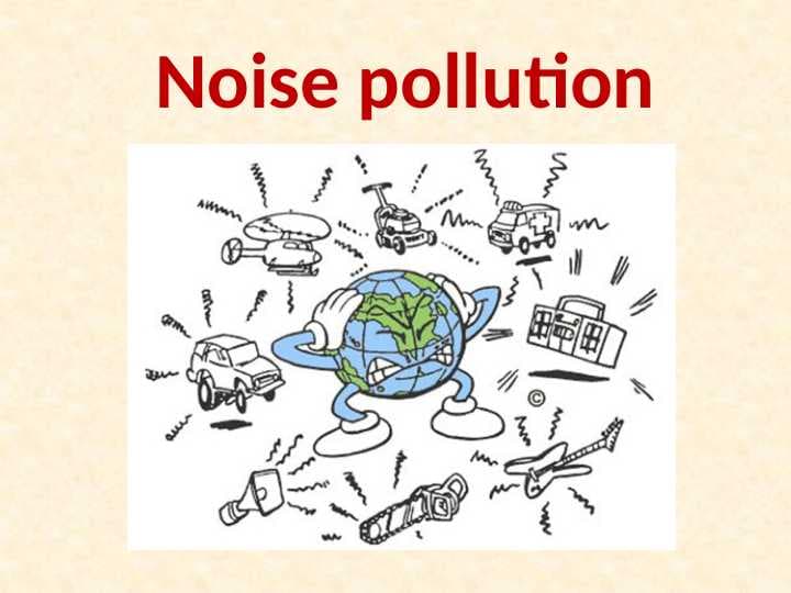 Noise pollution