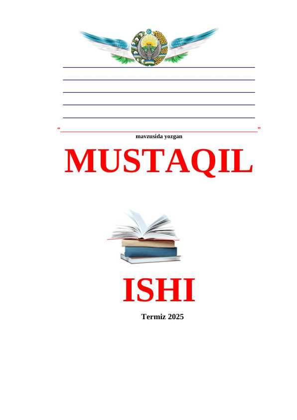 O'ZBEKISTON RESPUBLIKASI MEHNAT KODEKSI