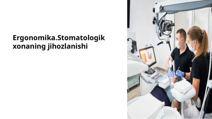 Ergonomik stomatologik xona mebellari