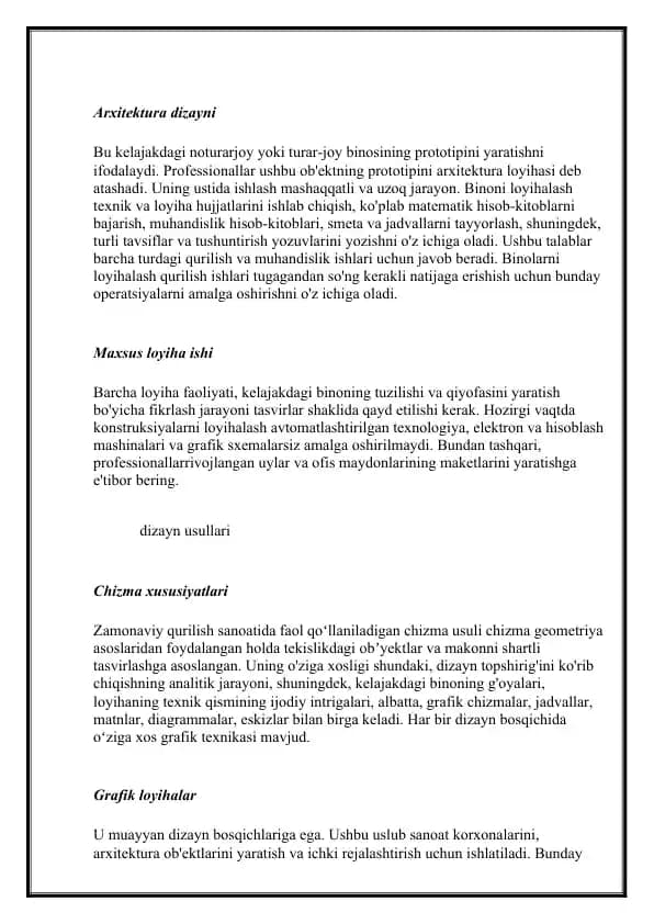 Arxitektura dizayni