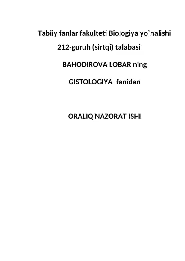 Umurtqali va umurtqasiz hayvonlar
