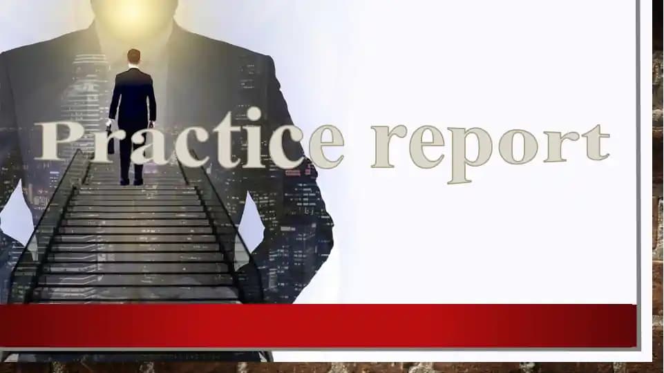 Practice report