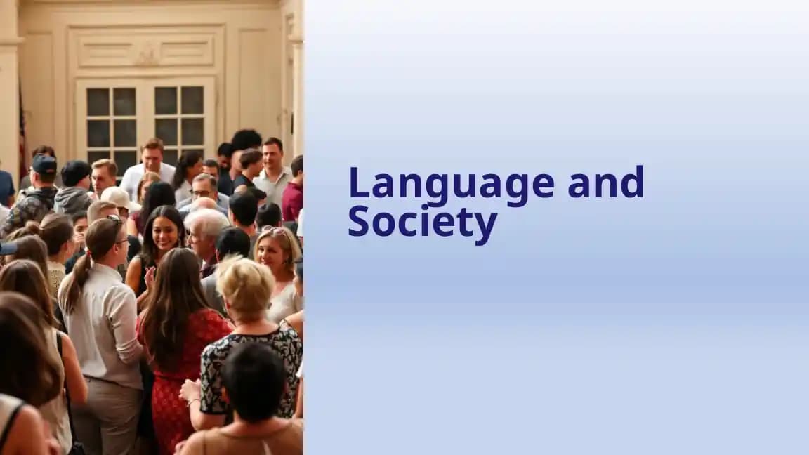 language and society