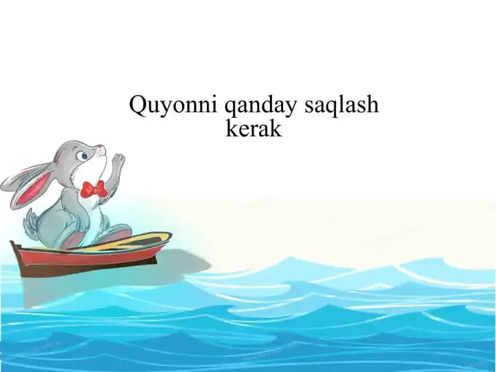 Quyonchani qutqaramiz (maktabgacha yoshdagi bolalar uchun psixologik metod)