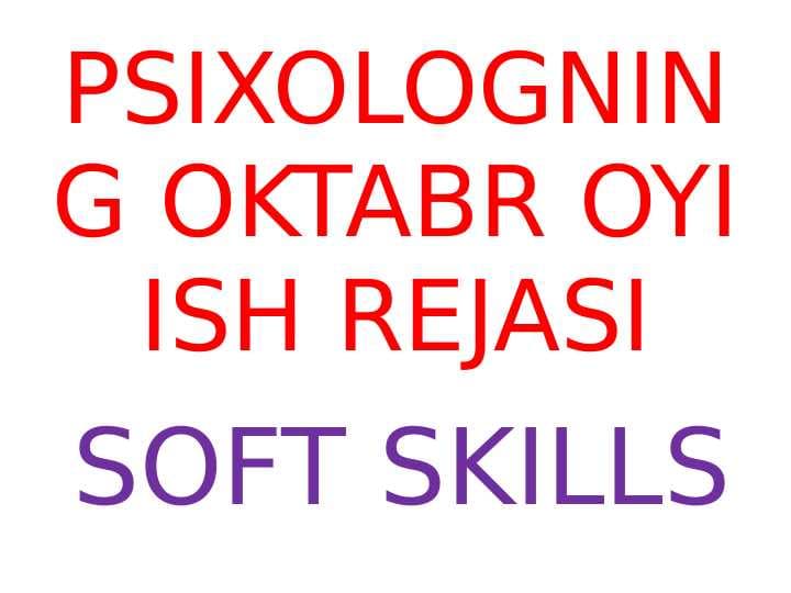 Maishiy xizmat ko‘rsatish kasblari oyi uchun taqdimot