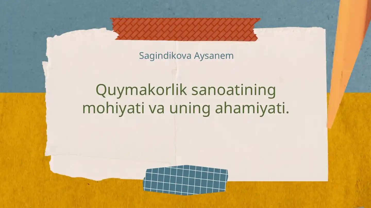 Quymakorlik