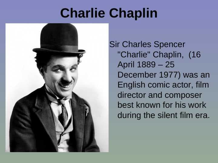 Charlie Chaplin