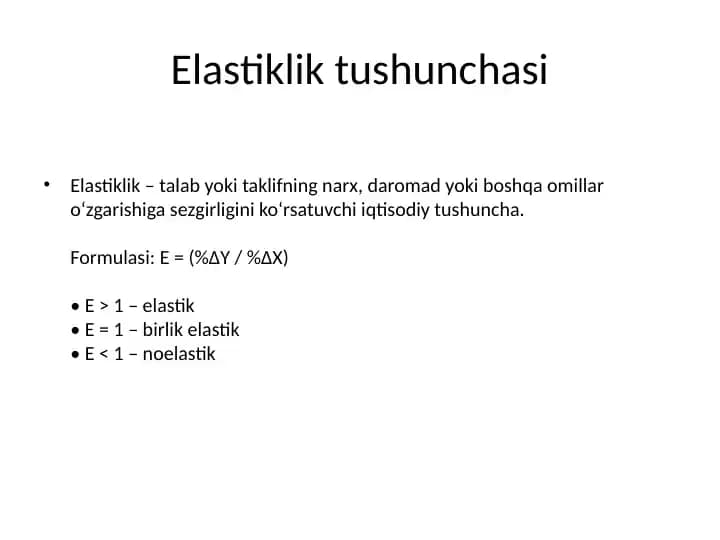 Elastiklik