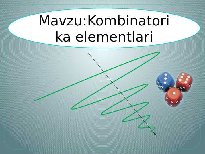 8-sinf algebra Kombinatorika elementlari