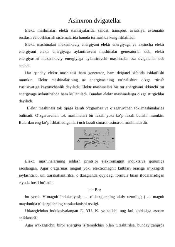 Asinxron dvigatellar