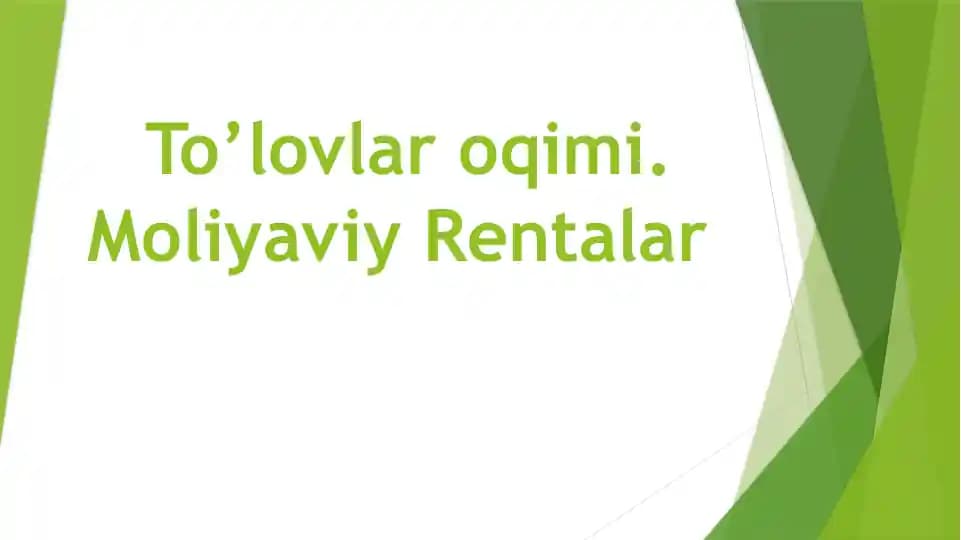 To’lovlar oqimi