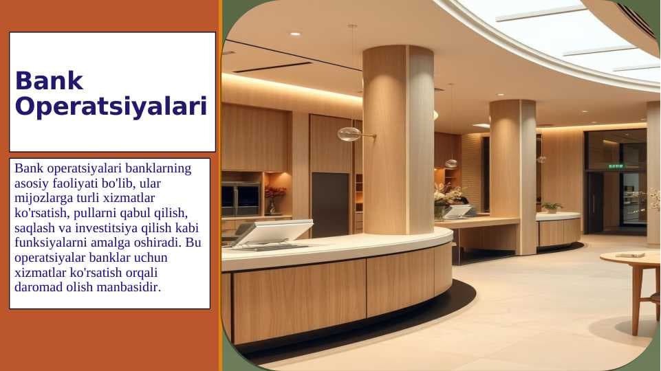 Bank operatsiyalari