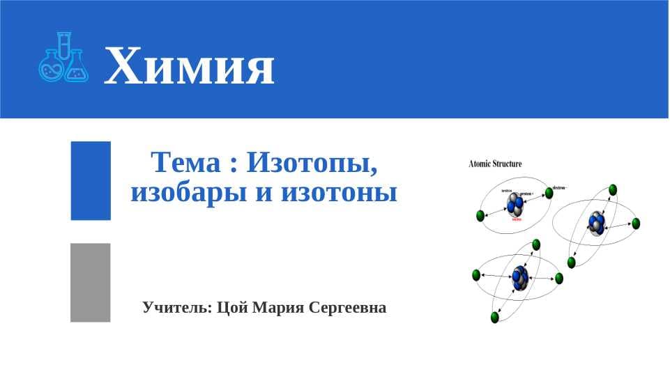 ИЗОТОПЫ ИЗОБАРЫ И ИЗОТОНЫ.