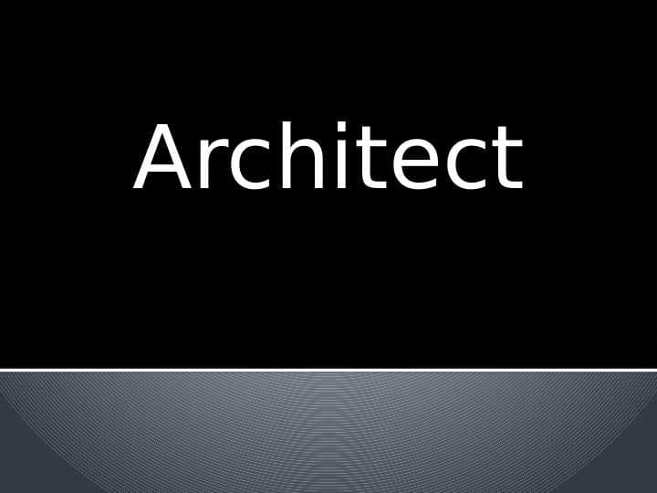 Architect