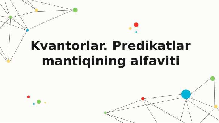Predikatlar mantiqining alfaviti