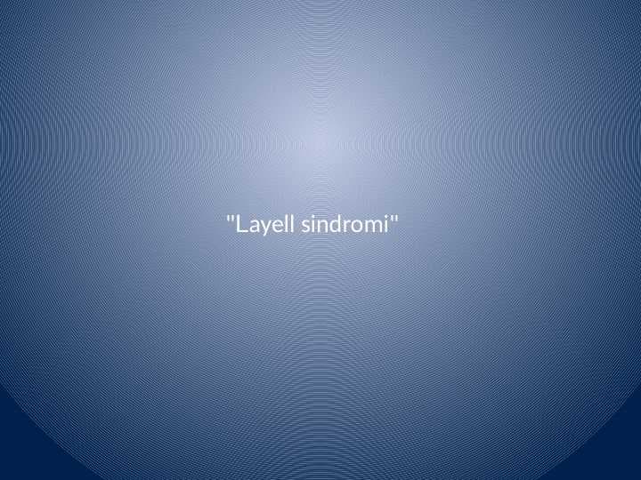 Layella sindromi