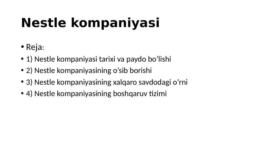 Nestle kompaniyasi