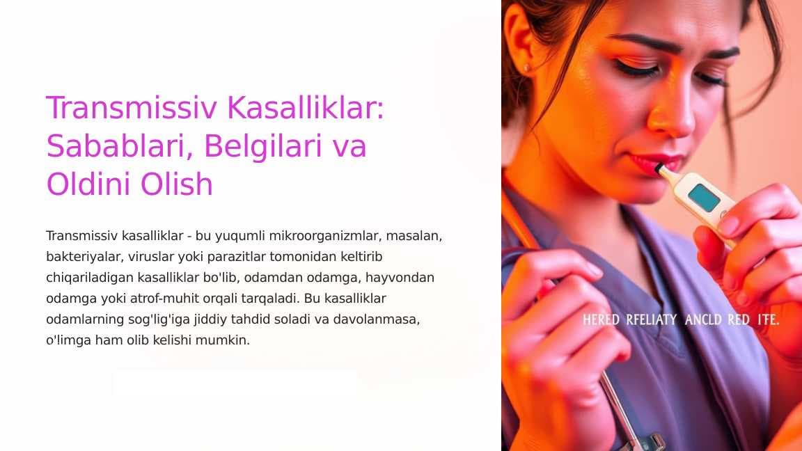 Transmissiv kasalliklar