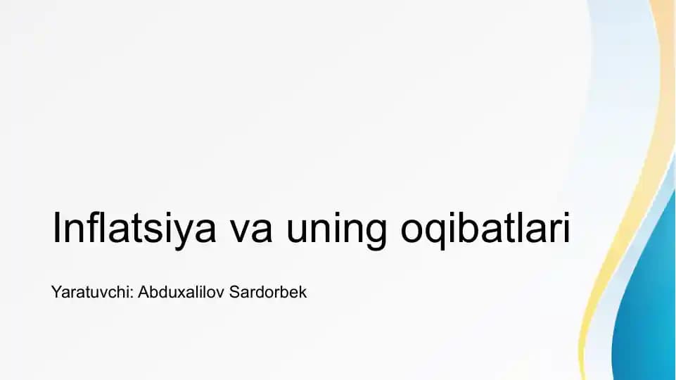 Inflatsiya