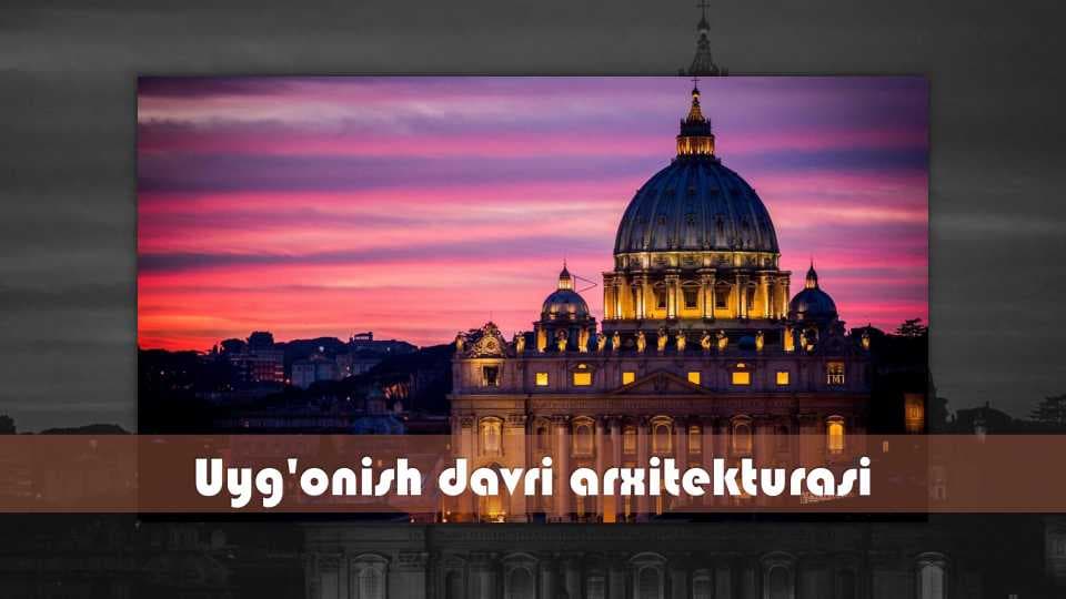 uyg'onish davri me'morchiligi