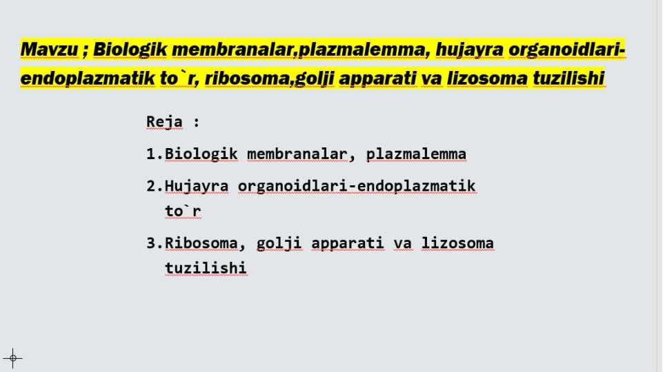 biologik membranalar