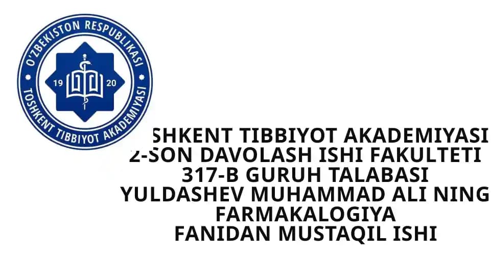 Gipertermiya sindromi va uni davolashda ishlatilinadigan dori vositalari