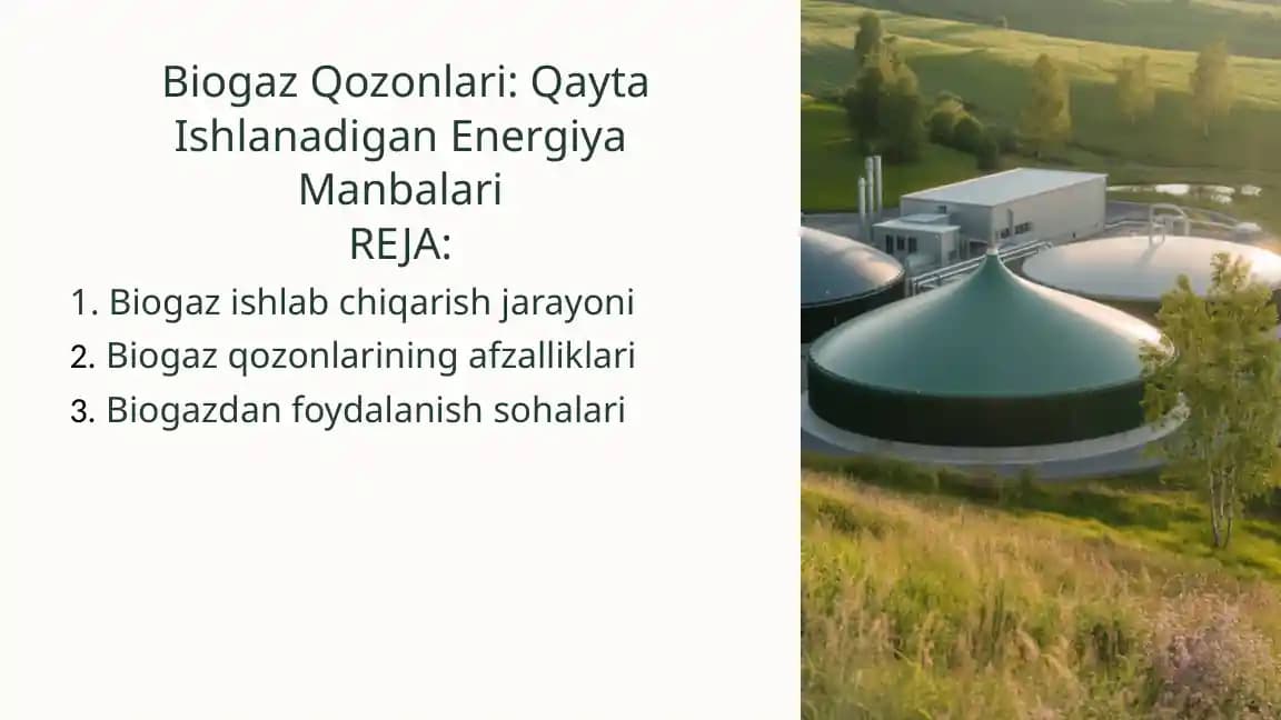 Biogaz Qozonlari: Qayta Ishlanadigan Energiya Manbalari