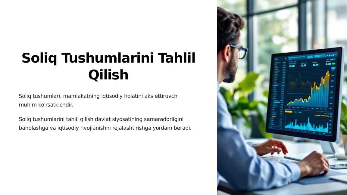 Soliq tushumlarini tahlil qilish